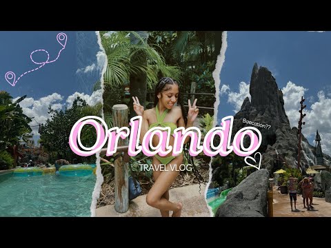 TRAVEL VLOG| Orlando Vacation Trip! (Volcano Bay, Trying new Foods, Going out + More)