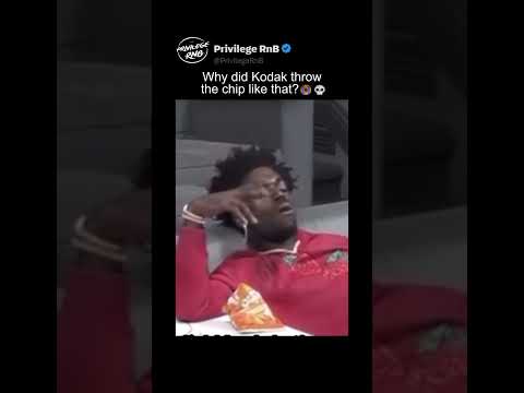 Why did Kodak Black throw the chip like that?😭💀