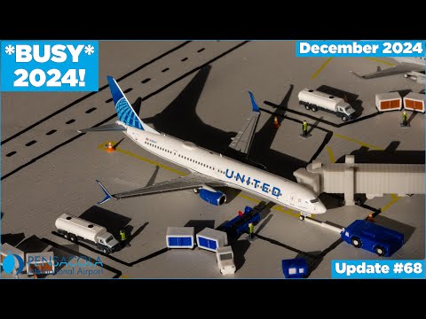 *BUSY*! | Gemini Jets Pensacola International Airport update - December 2024