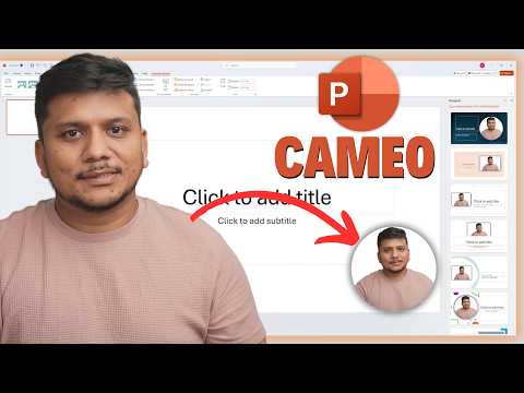 How to use Cameo in PowerPoint - Add Live Video to Slides!