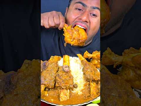 Spicy Chicken Leg Curry Eating #asmr #mukbang #reelsvideo #shortvideo #viralvideo #eating #food