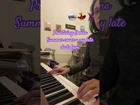 Donna Summer cover - practising #discocover #discopiano #musicianpractise