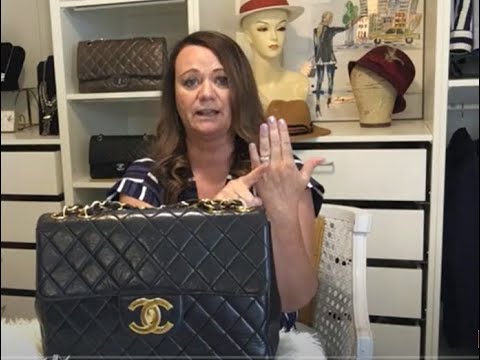 Vintage XL Jumbo Chanel Review| What Did This Bag Come With?   |  R E B E C C A  B A R T O N