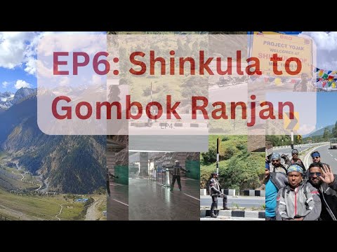 Shinkula to Gombok Ranjan।।Road trip to ladakh।।Ladakh Ride: EP6#ladakhride ❤️