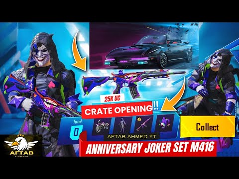 Pubg Mobile Anniversary | Fool Set  | M416 Fool \ 25K Uc Crate | Opening