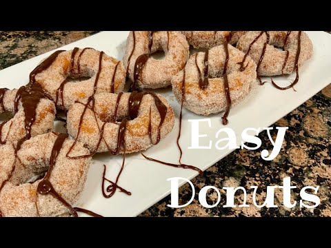 Easy Donut Recipe | Fried Biscuits | Quick Dessert Recipe #shorts