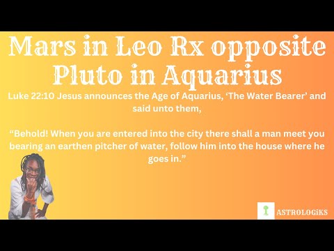 Mars in Leo Rx opposite Pluto in Aquarius - Iron Sharpens Iron - Astrologiks