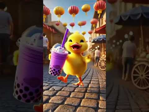 Chiken & Duck Funny Dance #funny #kidsfun #chikengun #cartoons #short