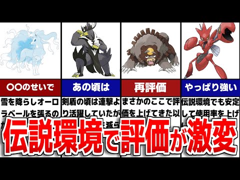 【藍の円盤】伝説環境で使用率の変動が激しかったポケモンについて徹底解説【ポケモンSV/ゼロの秘宝】