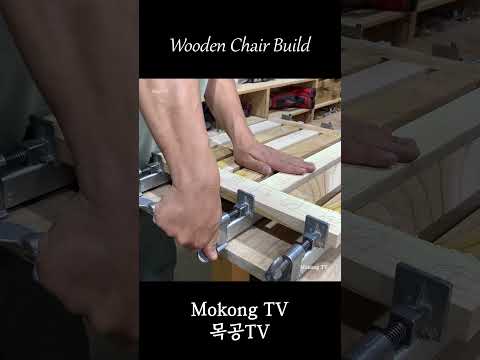 Wooden Chair Build #shorts