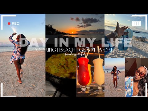 VLOG: DAY IN MY LIFE (COOKING, BEACH DATE, GRWM + MORE) | @andimgrateful