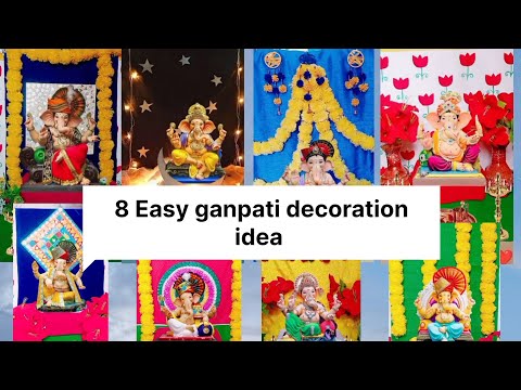 8 Easy ganpati decoration ideas for your home 2024