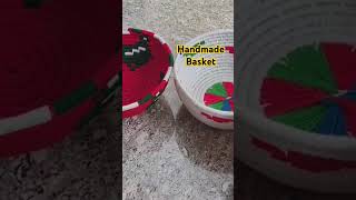 Handmade baskets #embroidery #youtubeshorts #flowers #handmadebasket #beautiful #trending