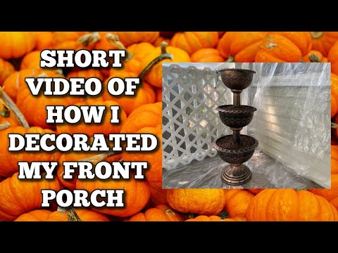 Fall Front Porch Decor 2024