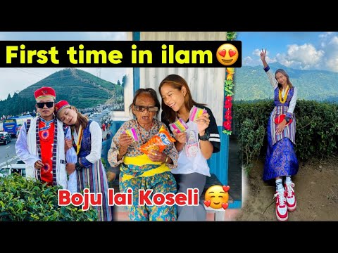 DEUSI KO POISA LE ILAM TOUR🤩//BOJULAI ILAM KO KOSELI🥰//bebo_vlog❤️🥀🌎