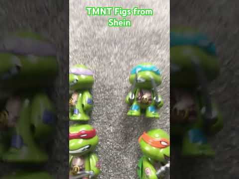 TMNT figures from Shein! #tmnt #shein #actionfigures #retro