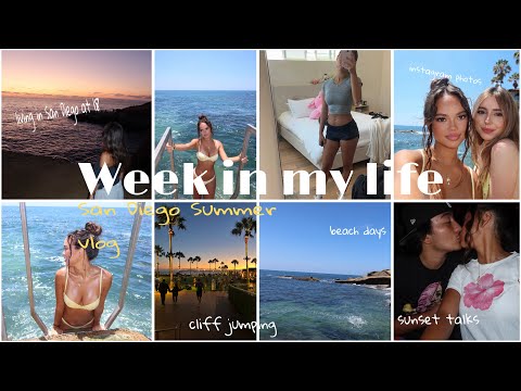 Spend a SUMMER WEEK with me | what life is like in San Diego