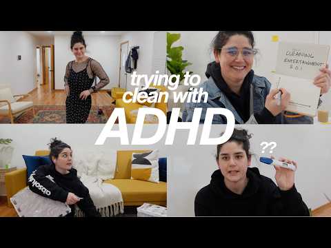 this was supposed to be a “clean with me” video but my ADHD had other plans