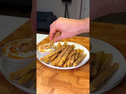 Crispy Chickpea Fries Recipe 🍟 | Easy High-Protein Vegan & Gluten-Free Snack!