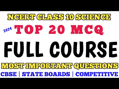 Class 10 CBSE Board Exam PYQs Science for 2024 // MCQ Class 10 Science