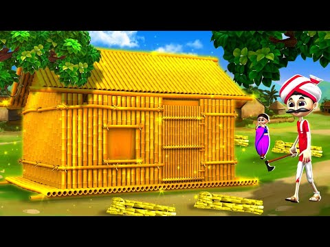 जादुई सोने का बांस घर - Magical Golden Bamboo House | Hindi Kahaniya Comedy Hindi Stories JOJO TV