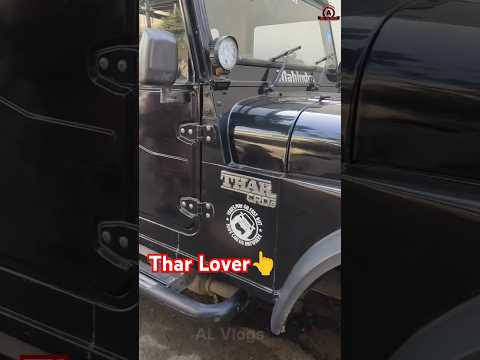 Black 🖤 thar #tharloverthar #automobile #nolovesongthar #attitude #thar #tharattitude