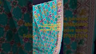 #pure #bandhani #exclusive #khaddi_saree @ANJARKGNBANDHANI5516