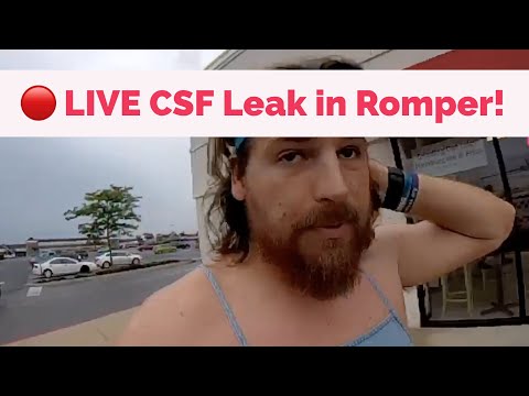 🔴 LIVE CSF LEAK in Romper!