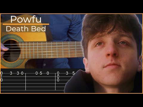 Coffee for your Head, Death Bed - Powfu (Simple Guitar Tabs)