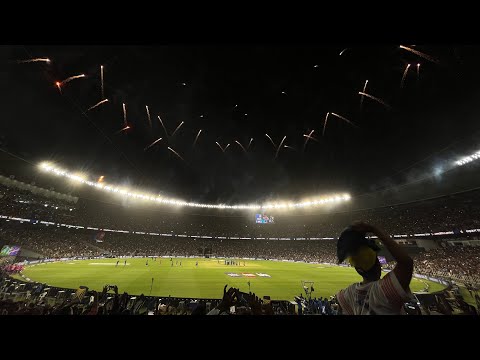 1,00,000+ voices echoing JANA GANA MANA together. Goosebumps! 🇮🇳 #IPL #india #nationalanthem