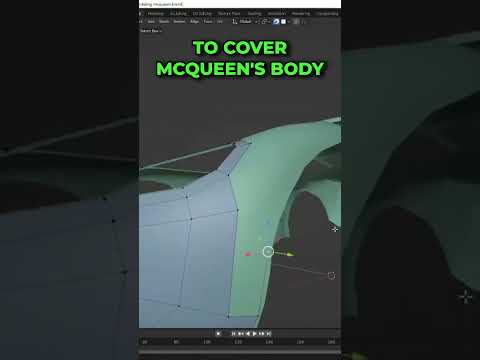 HOW this MCQUEEN model WAS MADE? #blender3d #3danimation