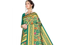 Banarasi Silk Saree Multi color #artsilksarees #silksarees #sareeschicago #banarasisilksarees #saree