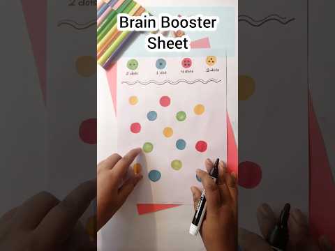 train your brain (age 3+)💪📌#brainexercise #brainboostingactivities #preschoolactivities