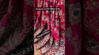 SKU: ARNG-3160 "The Barbie Pink" Vol 5 Premium Banarasi Silk Saree||Silver Zari||Crystals Stones