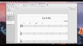 How to make a chord chart using Musescore