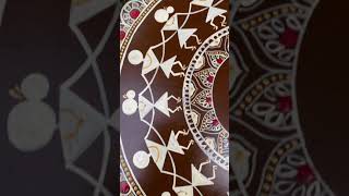 Warli Art | Warli Mandala Fusion | Warli Painting | Art Khazana With Parul |