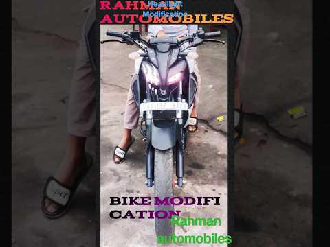 MT headlight modification and graphics 👍😎🥰🏍️👍 #mrahman12 #shots #bike2023 short shorts short video