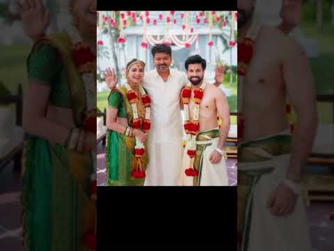 From KeerthySuresh'sWedding,A Million-Dollar Pic Thalapathy Vijay / subscribe my channel #thalapathy