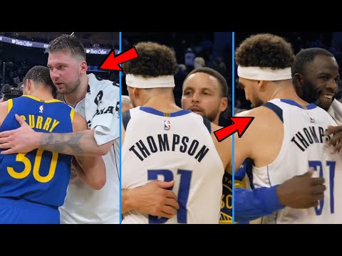 Dallas Mavericks Celebration After Luka Doncic Makes Triple-Double vs. Golden State Warriors!