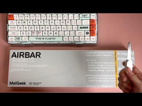 ✂️ MelGeek 机械键盘 液态硅胶手托 开箱 |  Melgeek Keyboard Palm Rest  Uboxing