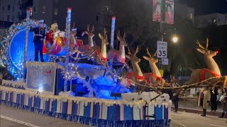 The 2023 Hollywood Christmas Parade [4K] Spectacular Show Amazing! 😀😀