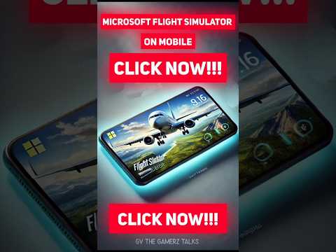 Click Now 👆 Microsoft Flight Simulator for Mobile! #shorts