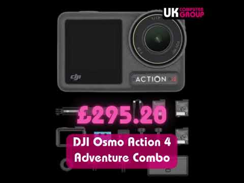 LAST FEW REMAINING DJI Osmo Action 4 Adventure Combo £369 now £295.20 w/code 👇🔥🔥