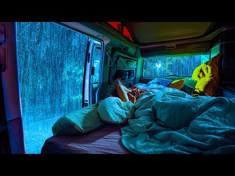 Deep Sleep Ambience: Cozy Car In Rainy Night with Soft Rain & Thunder for Deep Sleep, Cure Insomnia