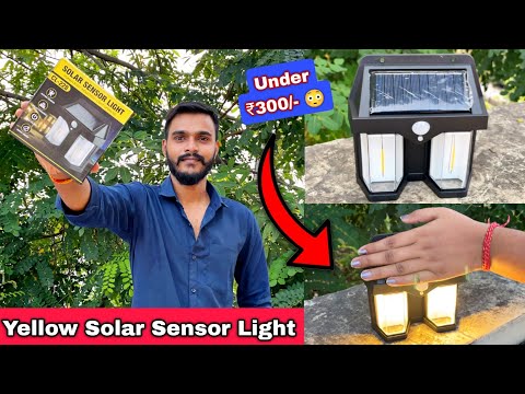 Best Motion Sensor Solar Light under 500 rupees | Cheap and Best Solar Powered Light