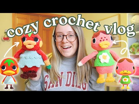 Crochet Animal Crossing Characters With Me! 💚 chatty & cozy crochet vlog