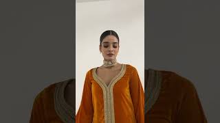 Nargis - Orange  #fashion #festiveready  #ethnicbyoutfitters