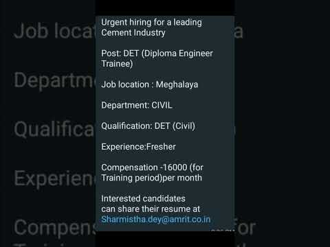 posted 16/072024 #jobs #engineering #civil #graduate #diploma