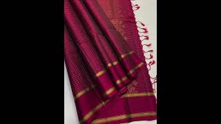 ✨Pure Kanjivaram Handloom silk sarees ✨Price:7500 ✨DM: 9042598287#shorts #saree#sarees#trending#ziah