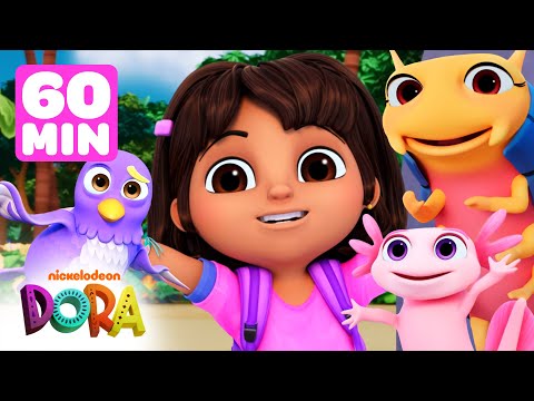 Dora's Daring Animal Rescues! 😺 1 Hour | Dora & Friends